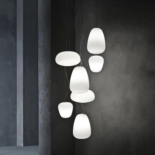 Modern Minimalist Restaurant Pendant Light / 340x190mm