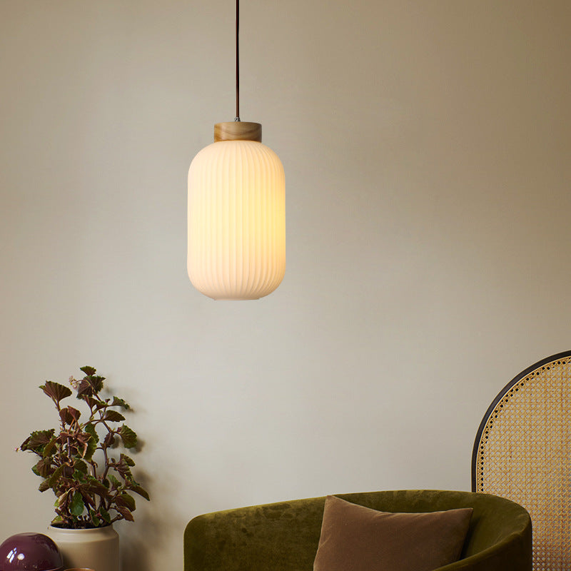 Nordic Wooden Pendant Light / Neutral Light / 41CM